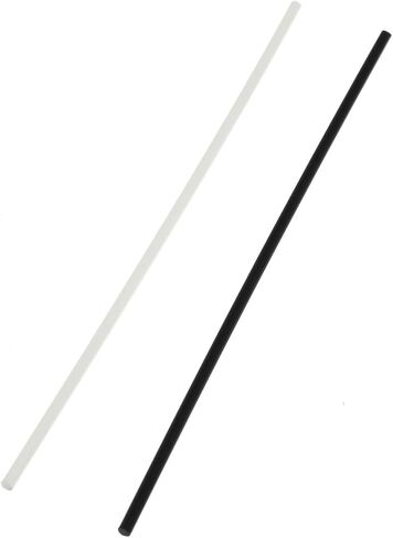 Maxmoral 50PCS Guitar Fingerboard Side Markers for Bass Guitar Plastic Instrument Accessories Xylophone Parts Black and White 25 pieces of each color 1.5mmx100mm in Saudi Arabia