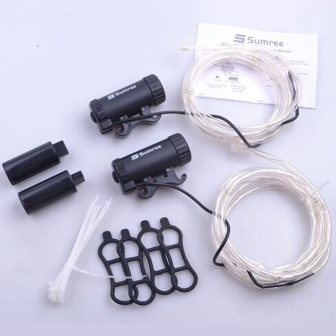 LED Bike Wheel Lights,2-Tire Pack USB Rechargeable Bike Lights with Batteries Included, Best Bicycle Lights - Stocking Stuffer Birthday Gift for Kids, Girls, Boys, Adults in Kuwait