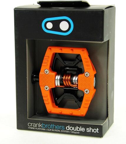دواسة دراجة هجينة مزدوجة من Crankbrothers - دواسة دراجة مسطحة/مثبتة في المدينة، محامل وأختام ممتازة in Saudi Arabia