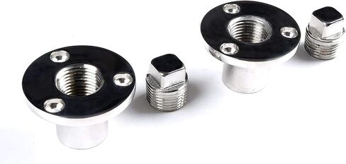 Mxeol Boat Garboard Drain Plug Marine Stainless Steel Bilge Plug Kit in Kuwait