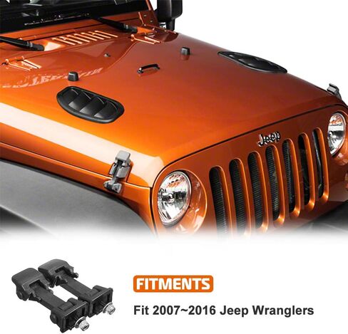 Wrangler TJ Hood Latch Hood Lock Catch Hood Latches Catch Kit Compatible with 2007-2016 Jeep Wrangler TJ Includes Both Hood Catches in Saudi Arabia