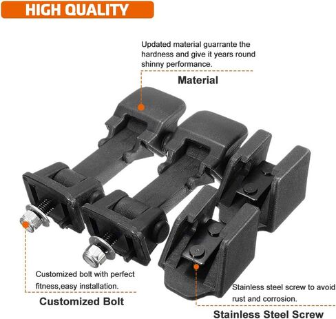 Wrangler TJ Hood Latch Hood Lock Catch Hood Latches Catch Kit Compatible with 2007-2016 Jeep Wrangler TJ Includes Both Hood Catches in Saudi Arabia