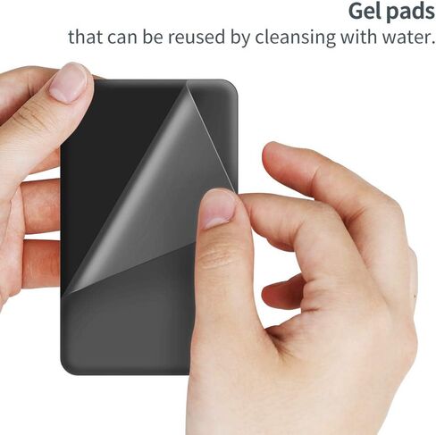 حامل بطاقة عمل Sinjimoru لظهر الهاتف، عصا iPhone قابلة لإعادة الاستخدام على المحفظة، حامل بطاقة الائتمان للهواتف الذكية. سينجي الحقيبة L-رفرف in Kuwait