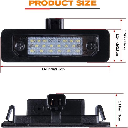 Gempro لوحة ترخيص LED أضواء الخلفية مصابيح العلامة ل 2010-2014 فورد موستانج فيوجن توروس لينكولن MKS MKT in Kuwait