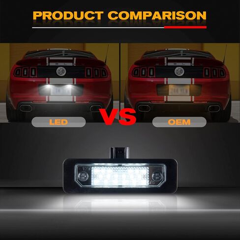 Gempro لوحة ترخيص LED أضواء الخلفية مصابيح العلامة ل 2010-2014 فورد موستانج فيوجن توروس لينكولن MKS MKT in Kuwait