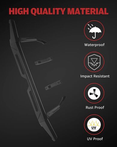 ممتص الصدمات الخلفي A & UTV PRO لـ Polaris Ranger 1000 XP/Crew XP 1000/Diesel/Premium/Northstar 2018-2023، ملحقات حماية نهاية الفرشاة الخلفية شديدة التحمل، استبدل OEM # 2882529 in Kuwait