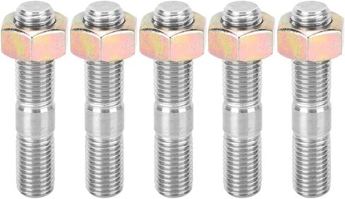 Turbo Stud Kit, M10X1.25 50mm Stud WRX Turbo Studs 304 Stainless Steel Head Stud Kit with 5Pcs Turbo Screw and Nuts Fits for Mitsubishi DSM 1G, EVO1~10 in Saudi Arabia