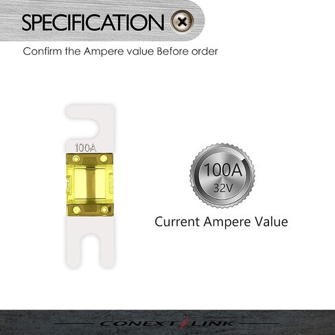 كونيكست لينك AFS100-10 نيكل 100 أمبير AFS فيوز 10 عبوات (14109) in Kuwait