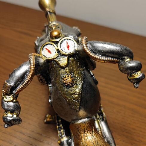 Fanciful Steampunk Octopus Motorcycle Statue Resin Cyborg Sci-fi Motorbike Sculpture Hand Painted Collectible Figurine for Home Table Book Shelf Man Cave Decor in Saudi Arabia