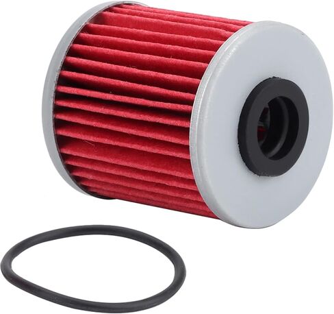 فلتر زيت HF207 KX250 لـ Kawasaki KX250F KX450 KX450F لسوزوكي FL125 RMZ250 RMZ450 RMX450Z لاستبدال محرك Beta EVO 250 EVO 300 لـ 52010-0001 16510-35G00 حزمة من 4 فلتر زيت in Kuwait