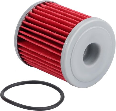 فلتر زيت HF207 KX250 لـ Kawasaki KX250F KX450 KX450F لسوزوكي FL125 RMZ250 RMZ450 RMX450Z لاستبدال محرك Beta EVO 250 EVO 300 لـ 52010-0001 16510-35G00 حزمة من 4 فلتر زيت in Kuwait