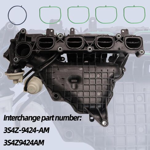 3S4Z-9424-AM Intake Manifold Compatible with Ford Fusion, Compatible with Mercury Milan 2.3L 2006-2009 Replace OE# 3S4Z9424AM in Saudi Arabia