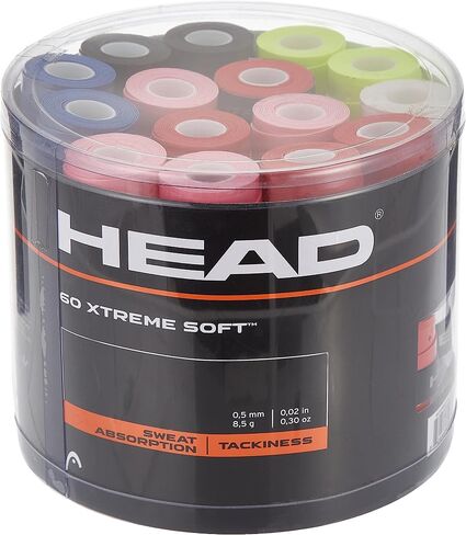 مضرب HEAD Xtreme الناعم - شريط قبضة مضرب التنس - 12 قطعة، أبيض in Kuwait