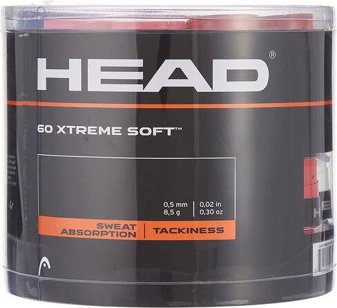 مضرب HEAD Xtreme الناعم - شريط قبضة مضرب التنس - 12 قطعة، أبيض in Kuwait