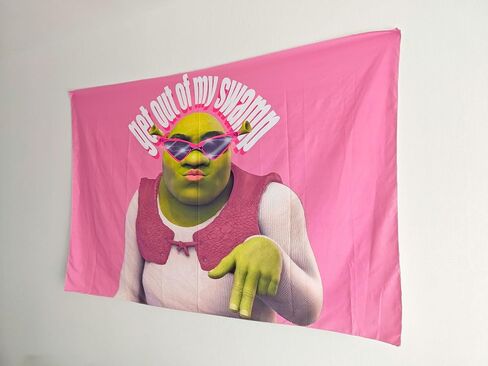Tapestry 60x40 inches funny tapestry for bedroom pink in Saudi Arabia