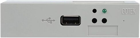 قرص مرن USB، محول محاكي محرك الأقراص المرنة الخارجي Vbestlife المحمول 5 فولت تيار مستمر 3.5 بوصة 1.44 ميجابايت SDD مع قابس طاقة 4 سنون وقابس 34 سنًا in Saudi Arabia