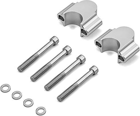 WeiSen 1-1/8" 30MM Handlebar Riser Clamp Spacer Universal Compatible with Yamaha Honda Kawasaki BMW Ducati Triumph Can-Am Spyder in Saudi Arabia