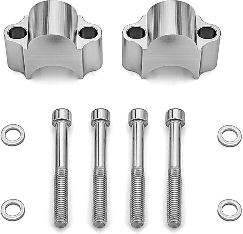 WeiSen 1-1/8" 30MM Handlebar Riser Clamp Spacer Universal Compatible with Yamaha Honda Kawasaki BMW Ducati Triumph Can-Am Spyder in Saudi Arabia
