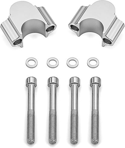 WeiSen 1-1/8" 30MM Handlebar Riser Clamp Spacer Universal Compatible with Yamaha Honda Kawasaki BMW Ducati Triumph Can-Am Spyder in Saudi Arabia
