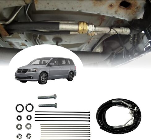 C68100 Rear/Aux AC Line, Compatible with Dodge Caravan/Dodge Grand Caravan/Chrysler Town&Country Minivans 2012-2019, Air Conditioning Lines, Rear High-Pressure A/C Hose Kit in Kuwait