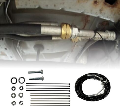 C68100 Rear/Aux AC Line, Compatible with Dodge Caravan/Dodge Grand Caravan/Chrysler Town&Country Minivans 2012-2019, Air Conditioning Lines, Rear High-Pressure A/C Hose Kit in Kuwait