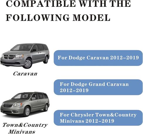 C68100 Rear/Aux AC Line, Compatible with Dodge Caravan/Dodge Grand Caravan/Chrysler Town&Country Minivans 2012-2019, Air Conditioning Lines, Rear High-Pressure A/C Hose Kit in Kuwait