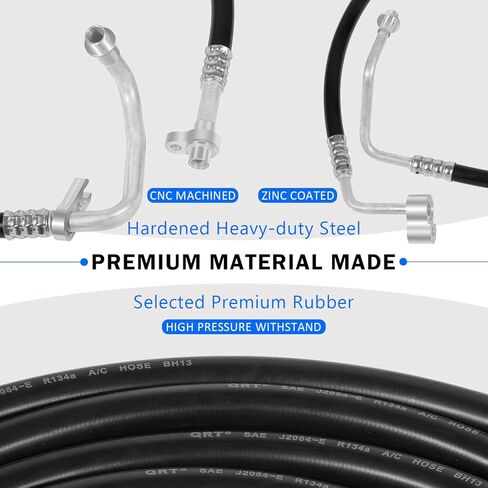 Upgrade SU33468 Rear AC Line Set Air Conditioning Hoses Replacement Lines fit for Chevy Suburban, for Cadillac Escalade ESV, for Yukon XL 2007-2014 in Saudi Arabia