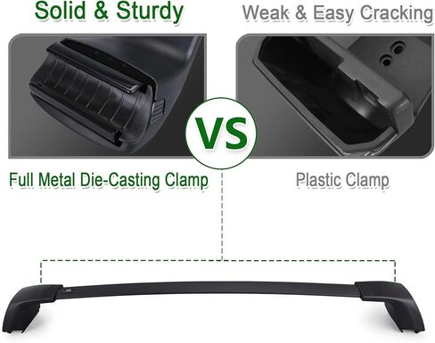 قضبان عرضية لرف السقف من Autekcomma تناسب Kia Telluride 2019-2023 LX S SX SX-P EX مع آلية مضادة للسرقة قابلة للقفل (لا تناسب X-Line وX-Pro) in Kuwait