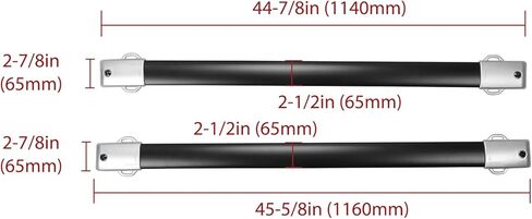 HECASA سقف رف الصليب بار متوافق مع 2010-2023 لكزس GX460 الألومنيوم حامل الأمتعة استبدال شريط البضائع لPT278-60091 176 رطل in Kuwait