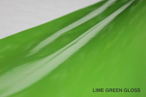 VViViD Lime Green Gloss 60 Inches x 1 Foot Car Wrap Vinyl Roll with Air Release 3MIL-VViViD8 in Kuwait