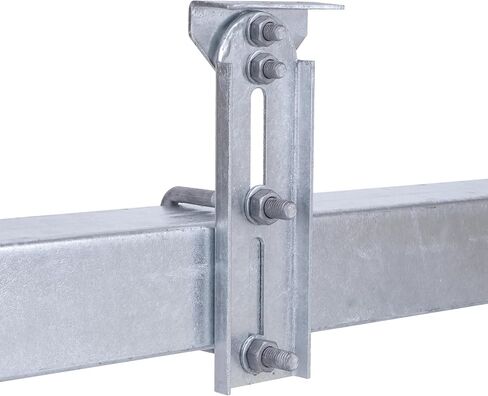 طقم دعامة مزدوجة علوية دوارة مجلفنة مقاس 8 بوصات (4 عبوات)، مجلفن للخدمة الشاقة مقاس 11 بوصة مع أجهزة عرضية لمقطورة القارب 3x3 in Kuwait