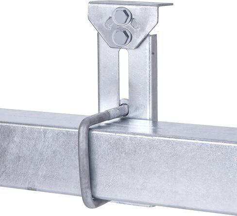 طقم دعامة مزدوجة علوية دوارة مجلفنة مقاس 8 بوصات (4 عبوات)، مجلفن للخدمة الشاقة مقاس 11 بوصة مع أجهزة عرضية لمقطورة القارب 3x3 in Kuwait