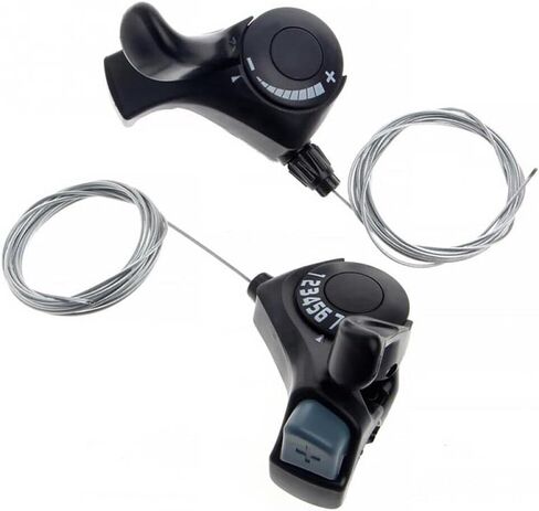1 Pair Bike Speed Shift Levers,Mountain Bike Thumb Gear Shift Lever Set in Saudi Arabia