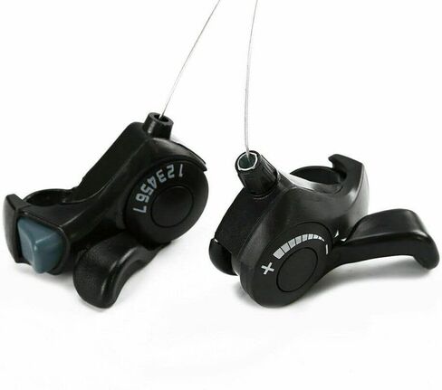 1 Pair Bike Speed Shift Levers,Mountain Bike Thumb Gear Shift Lever Set in Saudi Arabia