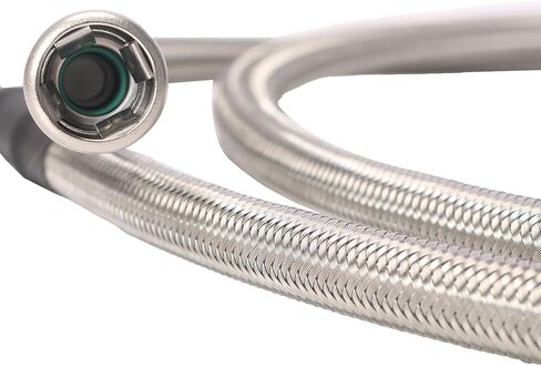 Stainless Steel Braided Fuel Line Kit fits for Chevrolet Silverado 1500/2500/3500, fit for GMC Sierra 1500/2500/3500 (Standard Cab Pickup 2-Door), Flexible Braided Fuel Line Replace# 15946178 15946184 in Saudi Arabia
