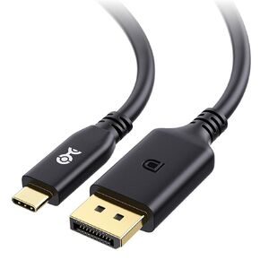 Cable Matters [VESA Certified] 40Gbps USB C to DisplayPort 2.1 Cable 3.3 ft, Supports DP40, 8K@120Hz / 4K@480Hz (Thunderbolt 4 to DisplayPort Cable) Black - Not for Portable USB-C Monitor