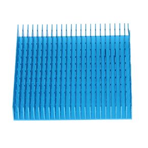 Aluminum Heatsink Cooler Module 120x120x20mm, Heat Board for CPU Power Amplifier (Blue)