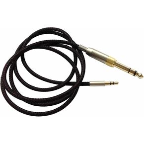 Upgrade Headphone Cord Replacement Audio Cable Compatible with Skullcandy Hesh, Hesh 2, Hesh3, Crusher, Grind Headphones 3.5mm to 3.5mm Male and 6.35mm Adapter 2.5meters/8.3ft