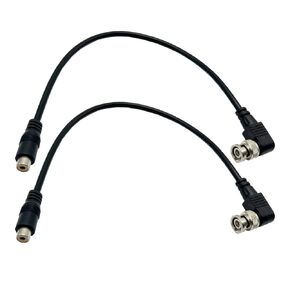 Seadream BNC to RCA Connector Cable 2Pack 75 Ohm Right Angle Coaxial BNC Male to RCA Female Video Cable for Surveillance CCTV Camera System from DVR to TV