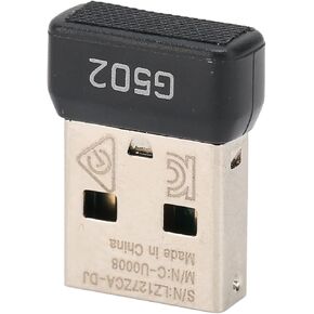 USB BT Adapter,2.4GHz USB Dongle Mouse Receiver Adapter Replacement,Small Portable USB Receiver for G502 Mouse