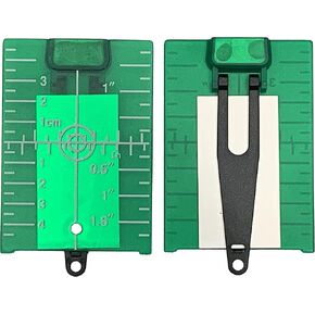 Magnetic Laser Target Plate (Target Plate for Green Laser), 4'' x 3''