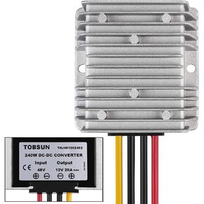 Golf CART Voltage Reducer Converter 48V to 12V 20A 240W DC Voltage Regulator for Club Car