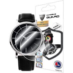 IPG Universal Round Watch Screen Protector (2 Units) Bubble Free Anti-Scratch Invisible Protection Good for Smart Watch Too Size Options are Available (46 mm Diameter)