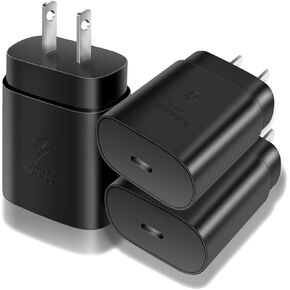USB C Charger, 25W PD Type C Super Fast Charger for Sam Sung Galaxy S24/S22 Ultra/S22+/S21/S21fe/S21Ultra/S21+/S20/S20+/S20 Ultra/Note10/Note20/plus/S10 5G
