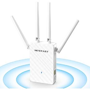 300Mbps WiFi Extenders Signal Booster for Home 2.4GHz WiFi Range Extender 2025 Long Range WiFi Repeater Expand WiFi Coverage to Dead Zones, Support More Network Devices at Home (NF-RE516)