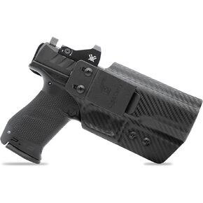 Clip & Carry IWB Kydex Holster for The Walther PDP Compact & Full Size 4" - Inside Waistband Concealed Carry - Audible Click Retention - Adjus. Cant - Claw Compatible - USA Veteran Made
