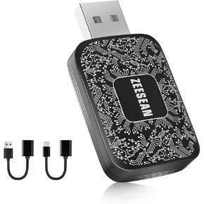 Wireless CarPlay Adapter for iPhone & Android - Fast & Stable Connection Carplay Wireless Adapter, Plug & Play Apple Carplay Wireless Adapter, Seamless Smartphone-to-Car Integration Carplay Adapter