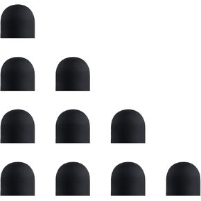 0.31 Inches (8 mm) Replaceable Rubber Tips for ChaoQ Stylus Pens (Pack of 10)