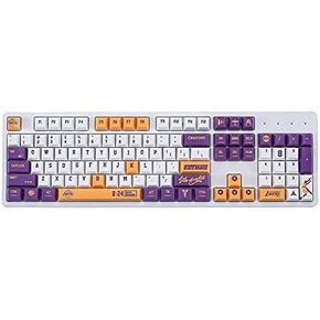 Heywood Basketball Keycaps, 115 PBT Dye Sub ANSI Layout Keycap Set for Customized/Gasket Mechanical Keyboard-Compatible with Cherry MX Switches and Clones (Only Keycaps)