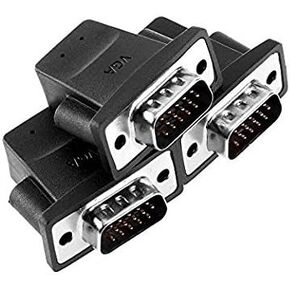 Perselief VGA Virtual Display RGB Monitor Dummy Plug Headless Ghost Display Emulator 1920x1080p@60Hz, 3 Pack